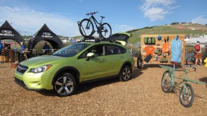 Virtue Truck (right) in the Subaru Gear Shed